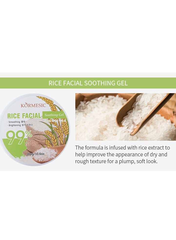 Kormesic Rice Facial Gel 300g - Brightening & Moisturizing - Image 2