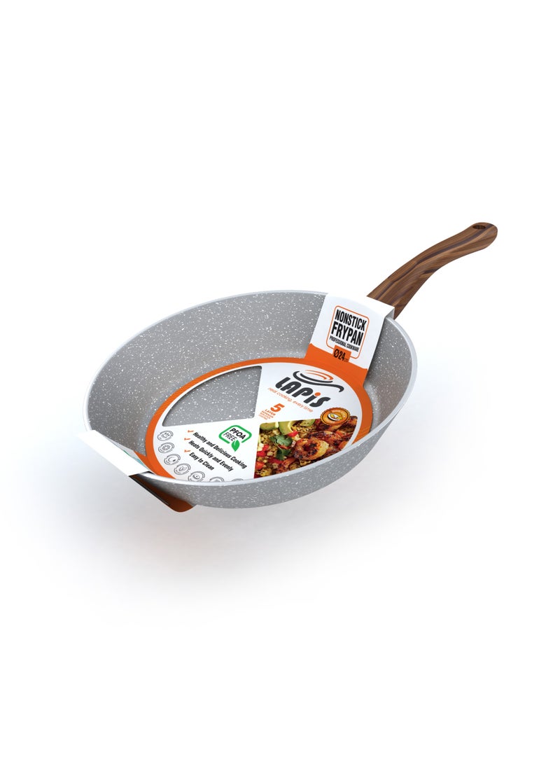 LAPIS Granite Frying Pan Size 24 cm Grey - Image 1