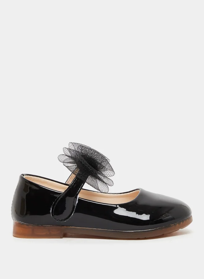 ستايلي Styli Flower Corsage Flat Ballerinas Shoes