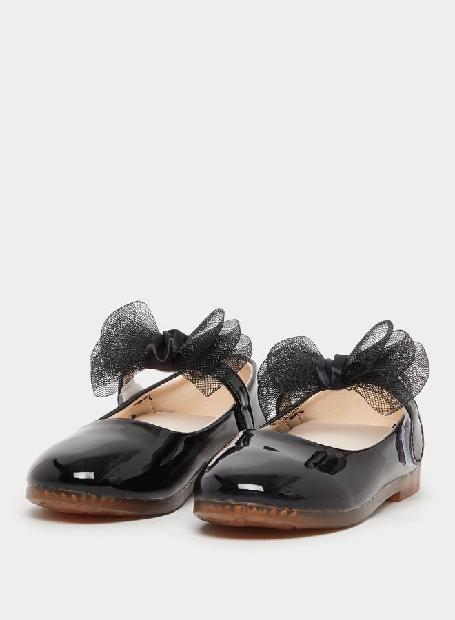 ستايلي حذاء باليرينا مسطح بزخرفة وردة ستايلي - Image 2