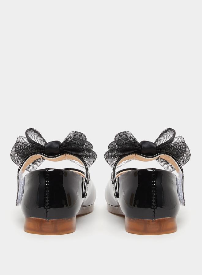 ستايلي حذاء باليرينا مسطح بزخرفة وردة ستايلي - Image 4