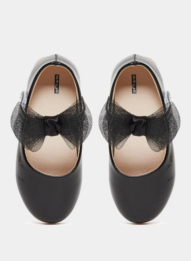 Styli Styli Flower Corsage Flat Ballerinas Shoes
