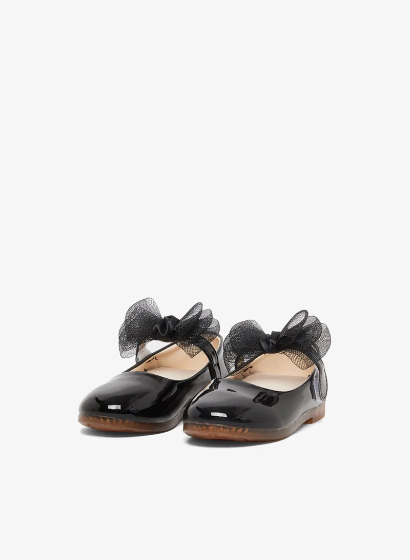 ستايلي حذاء باليرينا مسطح بزخرفة وردة ستايلي