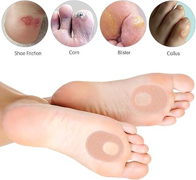 Aster 30 Pack Corn Pads for Bottom of Foot Soft Felt Oval Shape Callus Cushion Adhesive Foot Callus Pads for Men and Women Self Stick Callus Corn Pad to Relief Pain from Calluses Corns Blisters - Image 5