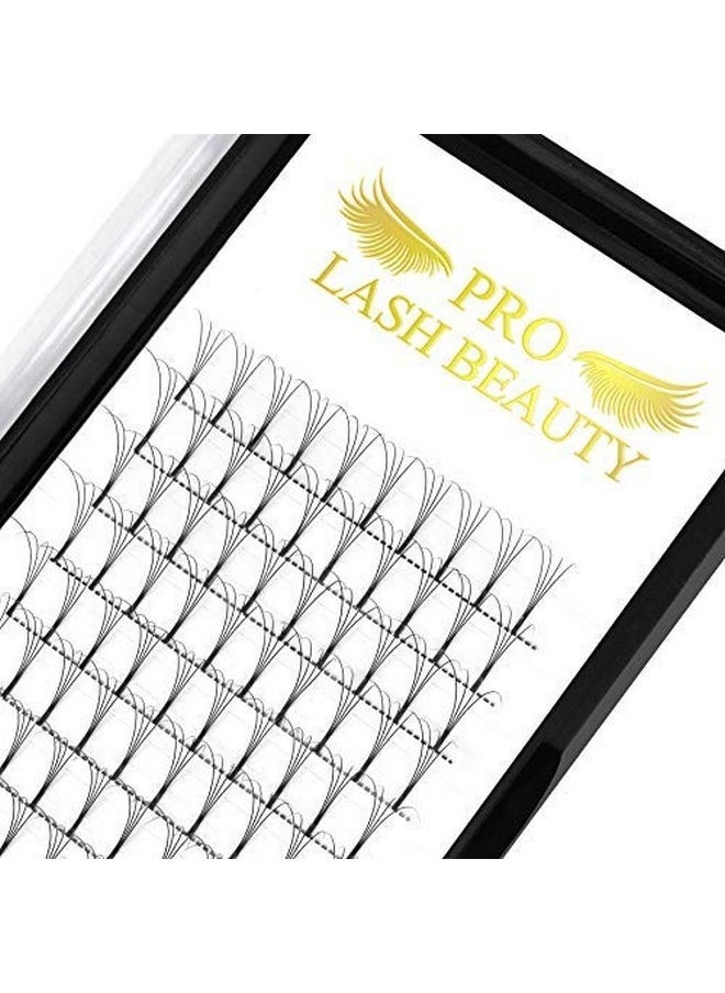 PRO LASHBEAUTY Premade Volume Eyelash Extensions 5D-D-0.10-13 Long Stem .07 .10 Premade Fans Eyelash Extensions Volume Lash Extensions C D Curl Premade Volume Fans (5D-D-0.10,13 Mm)  - Image 1
