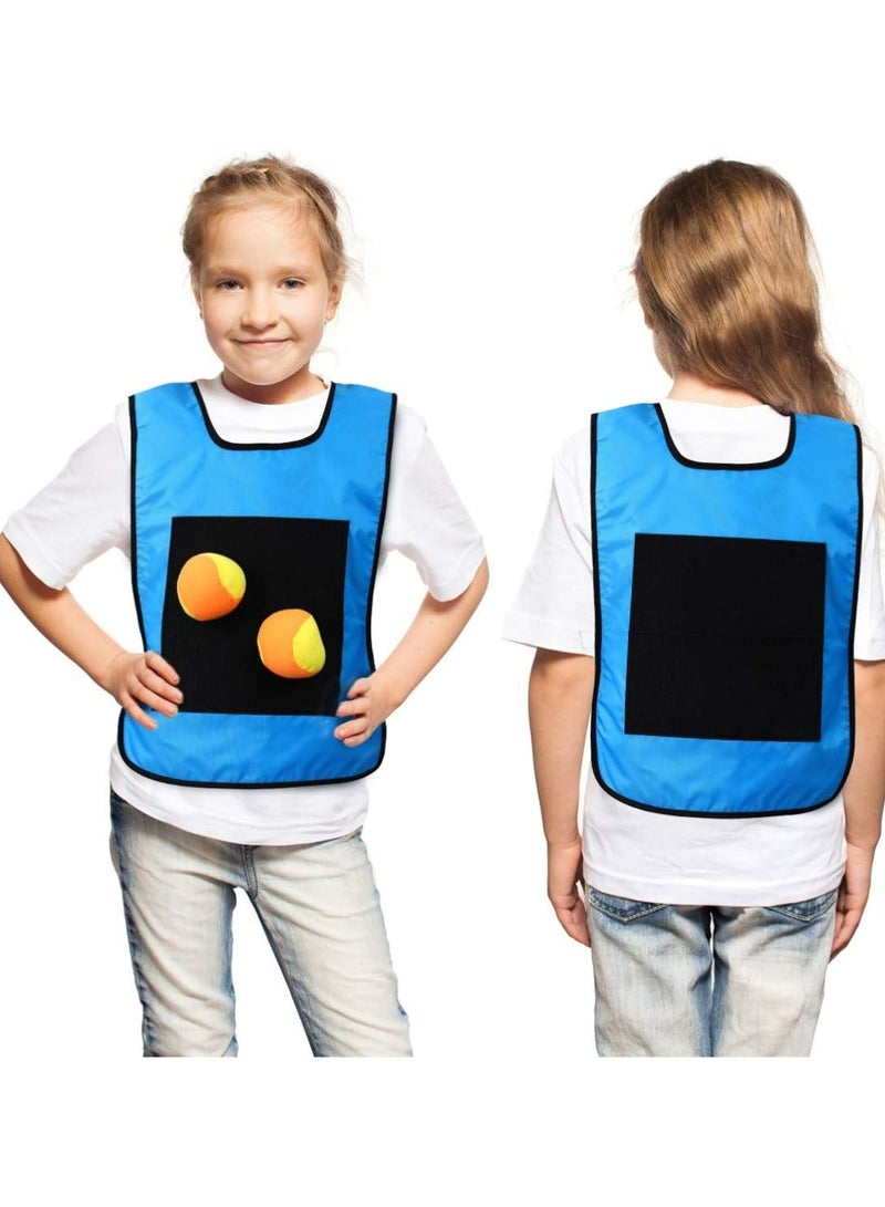 أوزيغالور ألعاب الأطفال في الهواء الطلق، مجموعة كرات لاصقة 24 قطعة مع 4 سترات و 20 كرة للأولاد والبنات، للعب داخلي وخارجي - Image 4