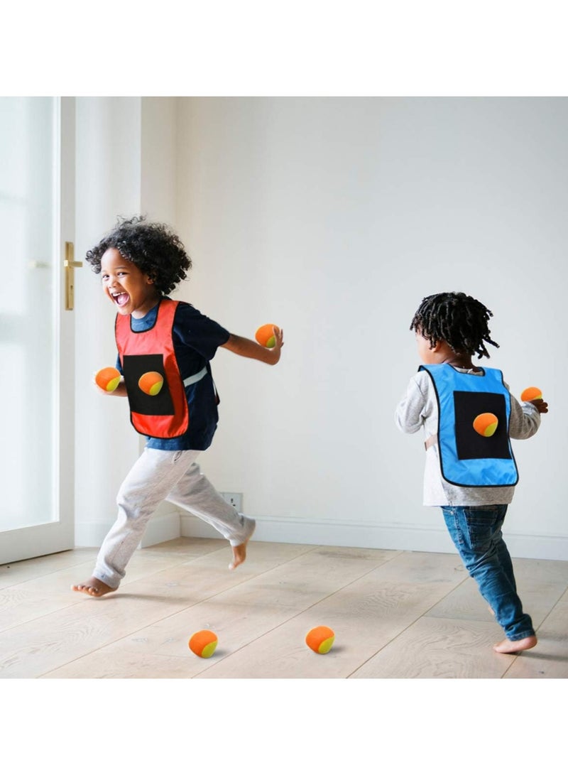 أوزيغالور ألعاب الأطفال في الهواء الطلق، مجموعة كرات لاصقة 24 قطعة مع 4 سترات و 20 كرة للأولاد والبنات، للعب داخلي وخارجي - Image 5