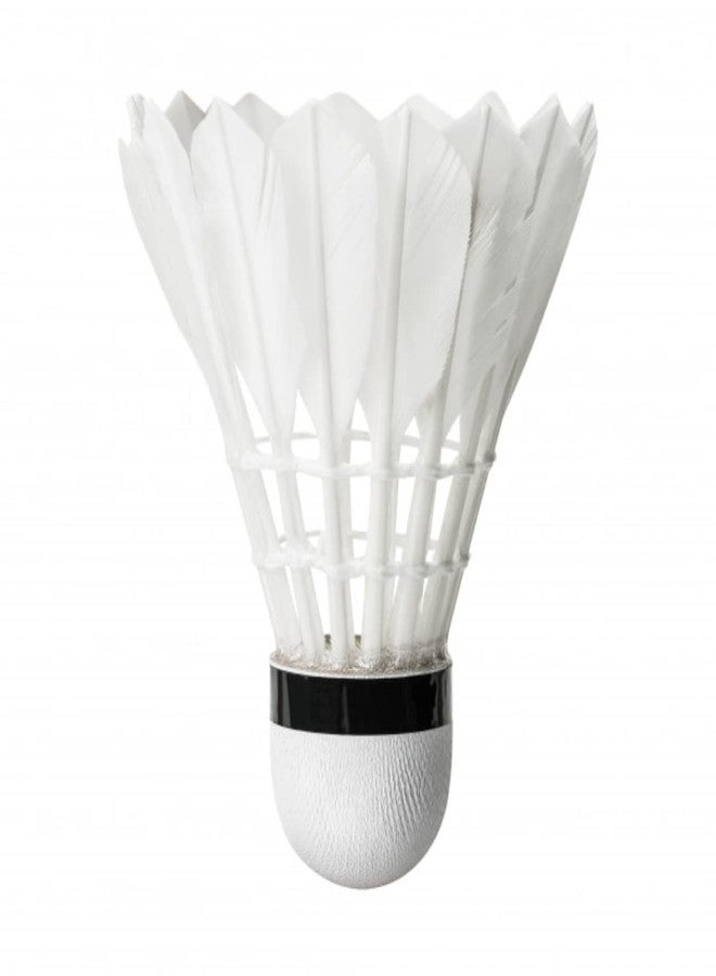 Magic Providers Regular Badminton Feather Shuttlecock - Pack of 10 (White) | Shuttle Cock Feather Badminton | Hybrid Feathers Shuttlecock Rackets Shuttle Cork - Image 1