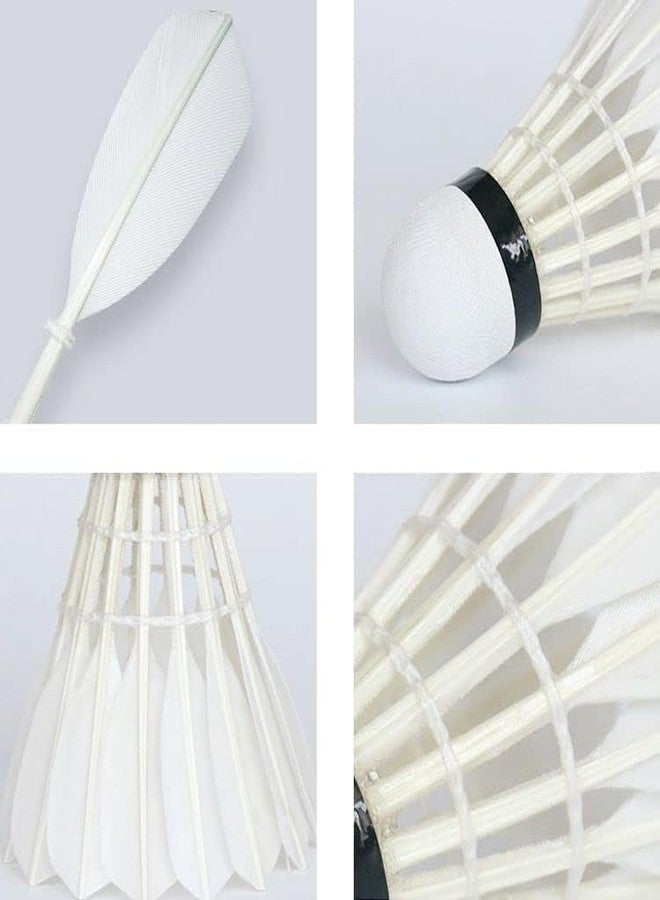 Magic Providers Regular Badminton Feather Shuttlecock - Pack of 10 (White) | Shuttle Cock Feather Badminton | Hybrid Feathers Shuttlecock Rackets Shuttle Cork - Image 5
