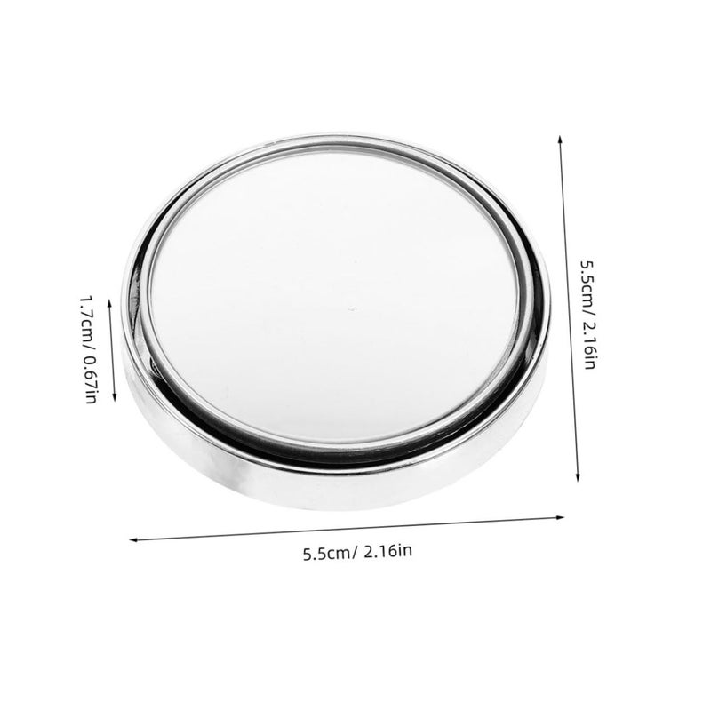 4Pcs Round Glass Side Rear View Mirrors Wide Angle View Easy Installation For All Vehicles - Image 3