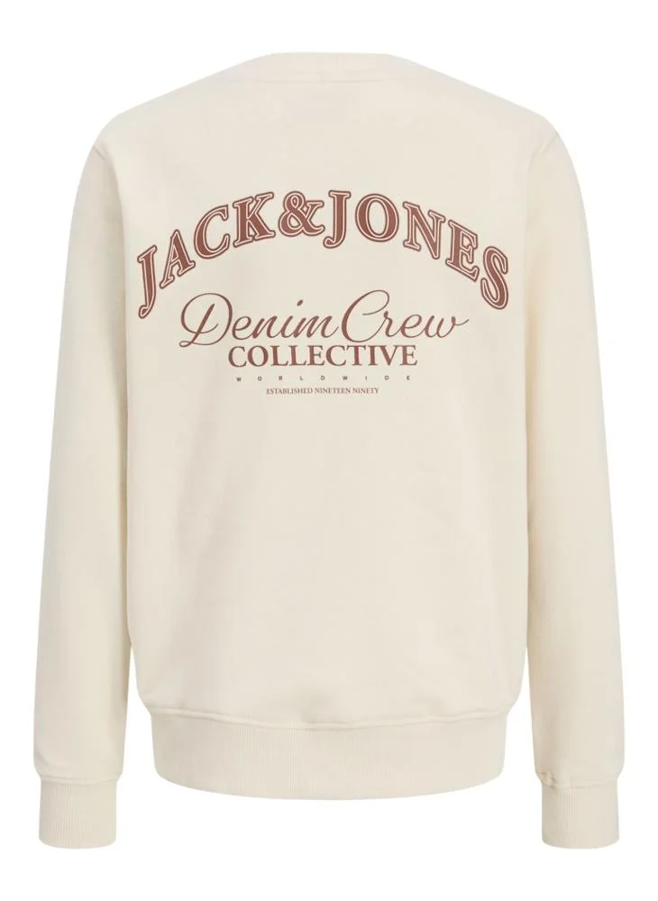 Jack & Jones Junior Kids Jjebrandes Backup Relaxed Sweatshirt