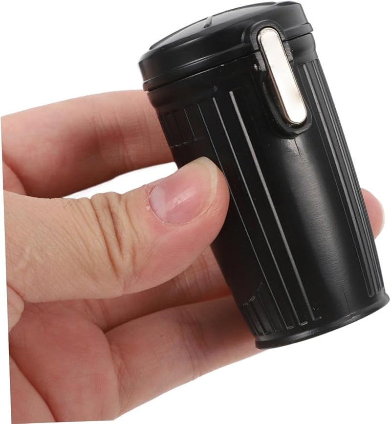 Portable Mini Ashtray with Sealed Lid Keychain Fire Safe Compact Design for Car Outdoor Travel - Image 5