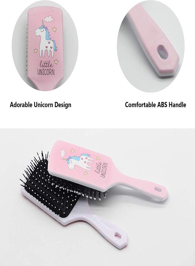 ماي كرييت فرشاة تصفيف الشعر MAYCREATE® Unicorn Paddle الكبيرة ذات الوسادة الهوائية والشعيرات الناعمة للأطفال والفتيات - Image 2