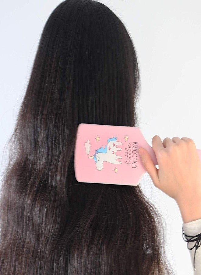 ماي كرييت فرشاة تصفيف الشعر MAYCREATE® Unicorn Paddle الكبيرة ذات الوسادة الهوائية والشعيرات الناعمة للأطفال والفتيات - Image 5