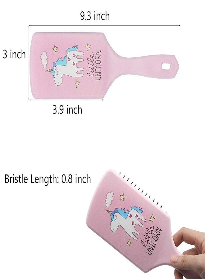 ماي كرييت فرشاة تصفيف الشعر MAYCREATE® Unicorn Paddle الكبيرة ذات الوسادة الهوائية والشعيرات الناعمة للأطفال والفتيات - Image 4
