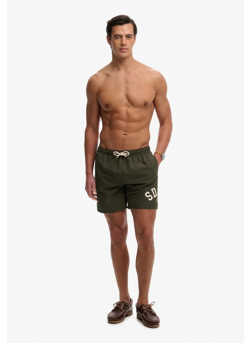 Superdry Printed Logo 16-Inch Swim Shorts