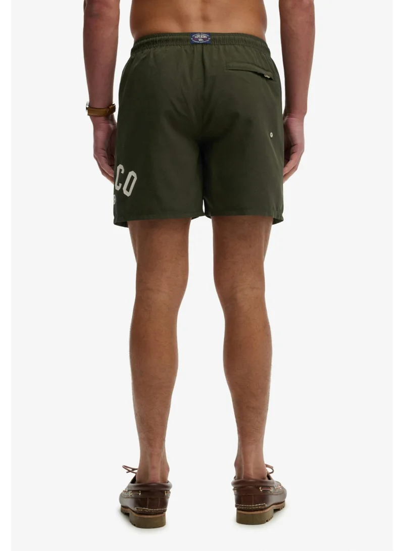Superdry  Printed Logo 16-Inch Swim Shorts for Men | Best Price UAE