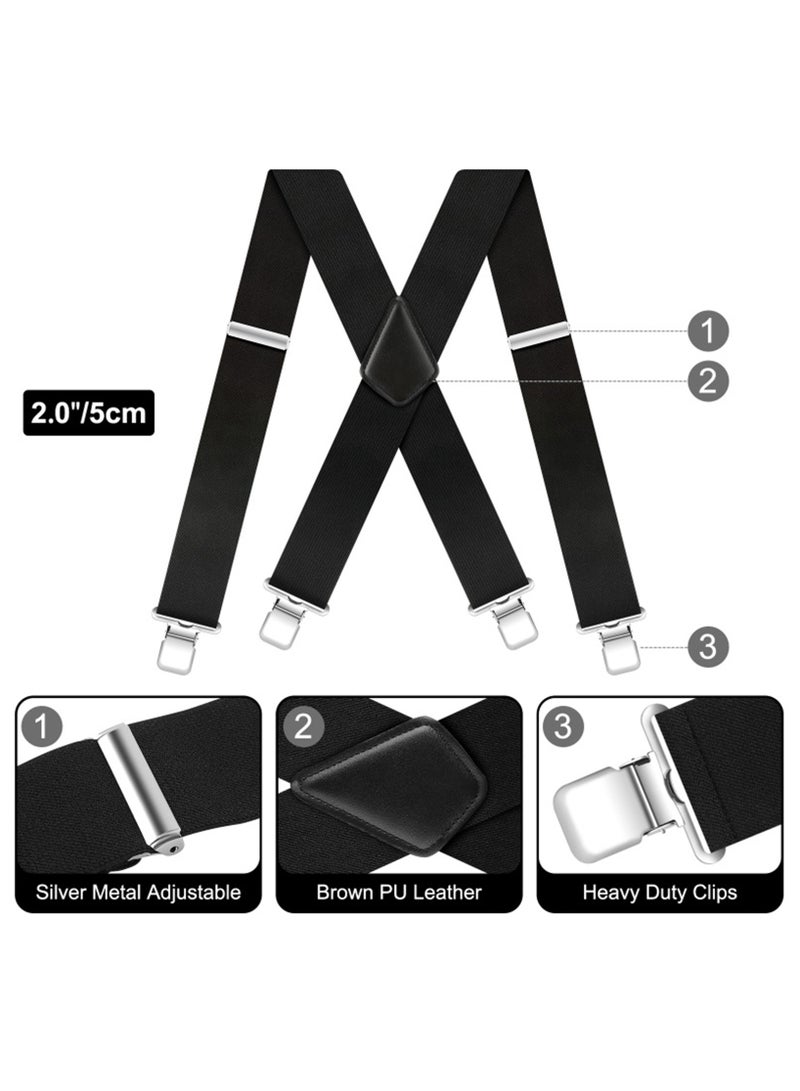 Men's Gentleman Strap X-Type Elastic Strap Clip - Image 2