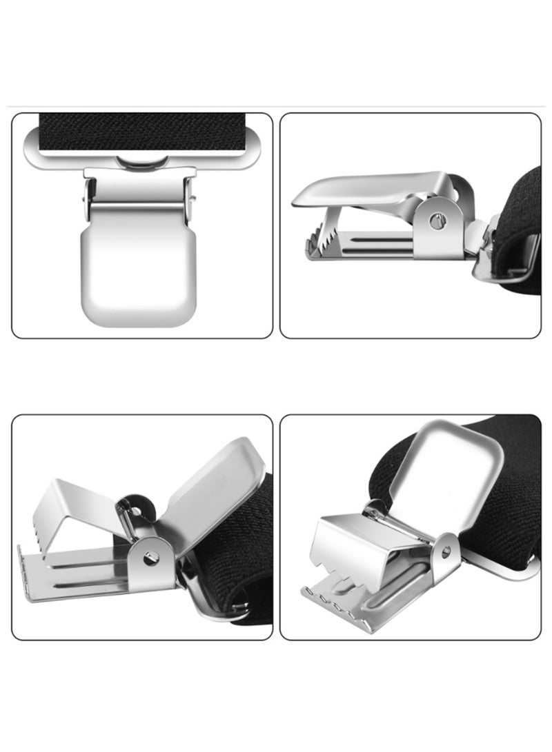 Men's Gentleman Strap X-Type Elastic Strap Clip - Image 4