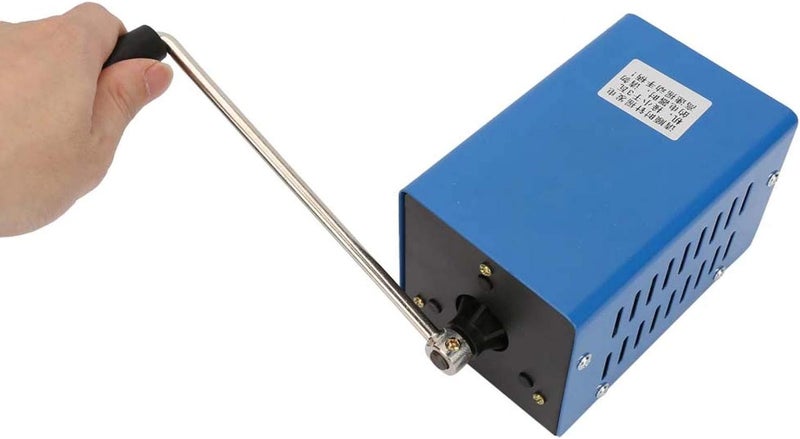 ويوبلز مولد طاقة يدوي محمول عالي الطاقة قابل للشحن، مزود بشاحن يدوي، مناسب للاستخدام الخارجي في حالات الطوارئ، مزود ببطارية طاقة احتياطية، وشاحن USB، ومحرك طوارئ - Image 3