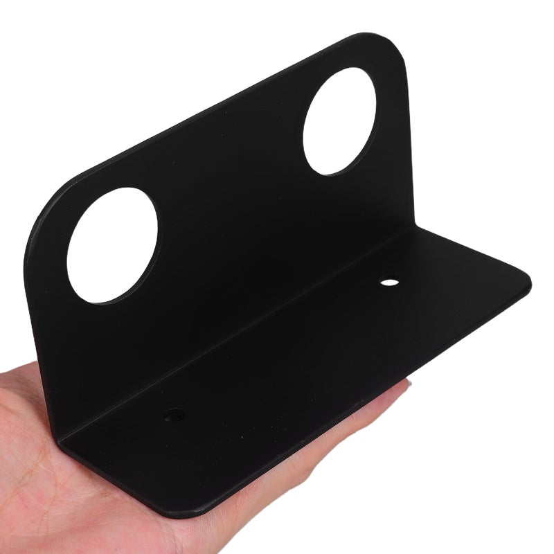 Soap Dispenser Bottle Holder Wall Mount Suitable For Bathroom Kitchen And Office Space Saving Design In Black 1Set - Image 3