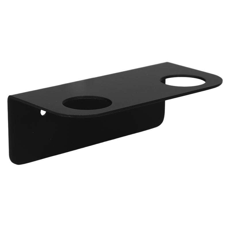 Soap Dispenser Bottle Holder Wall Mount Suitable For Bathroom Kitchen And Office Space Saving Design In Black 1Set - Image 1