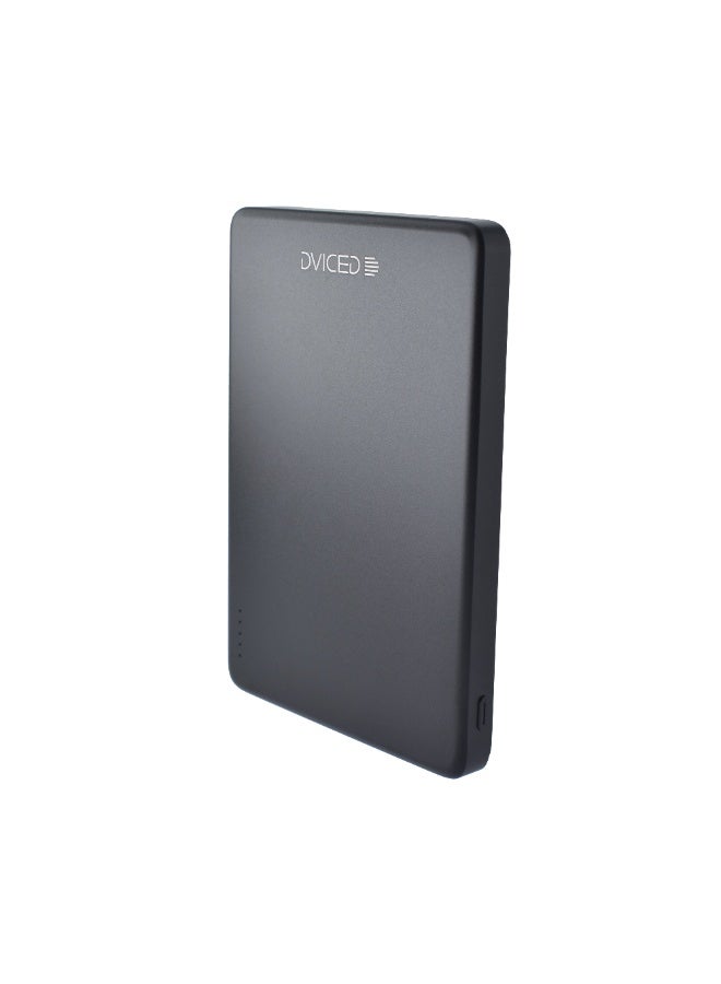 DVICED Qi2 Ultrathin MagSafe Power bank 5000mAh - Black - Image 3