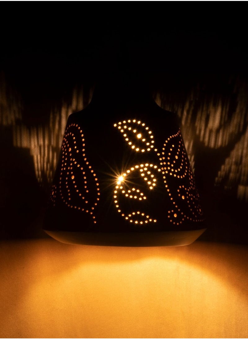 N & H Handcrafted Terracotta Kone XI Ceiling Light  - Image 1