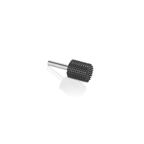 Kutzall Extreme Cylinder Rotary Burr, 1⁄4" Shaft, Very Coarse - Wood Carving Bit for Bosch, DeWalt, Milwaukee. Abrasive Tungsten Carbide, 3⁄4" (19mm) Dia. X 1" (25.4mm) Length, CX-34C - Image 2