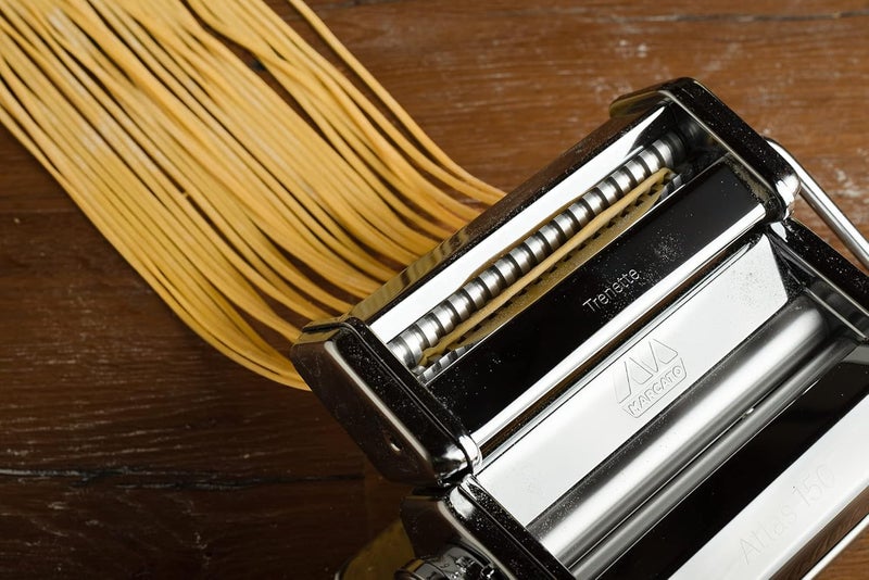 MARCATO Made in Italy Trenette 150 Attachment for Atlas 150 Pasta Machine Chrome Steel - Image 2