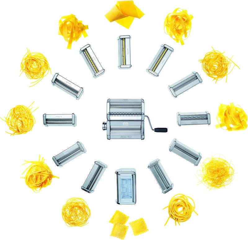 MARCATO Made in Italy Trenette 150 Attachment for Atlas 150 Pasta Machine Chrome Steel - Image 3