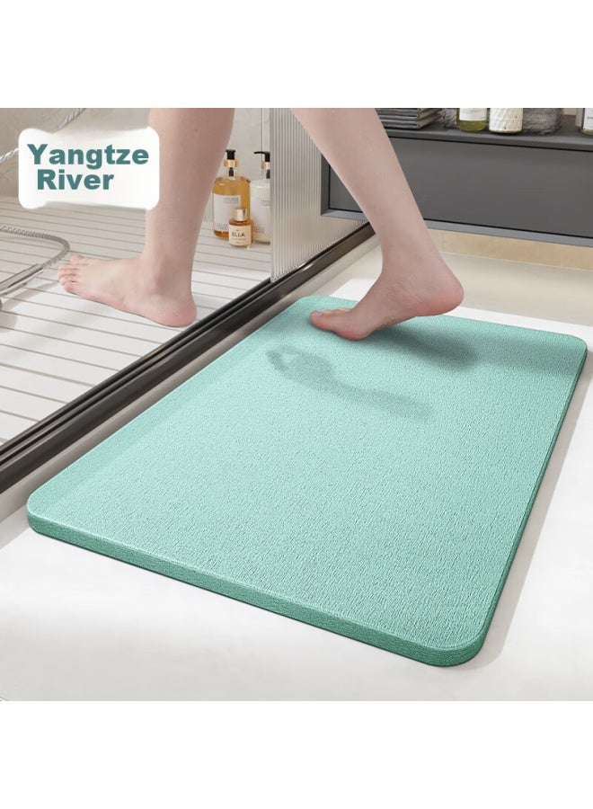 Dajiang Hard Diatomaceous Earth Bath Mat, Bathroom Entrance Absorbent Mat, Toilet Foot Mat, Bathroom Rug, Non-slip, 39x60cm - Image 1