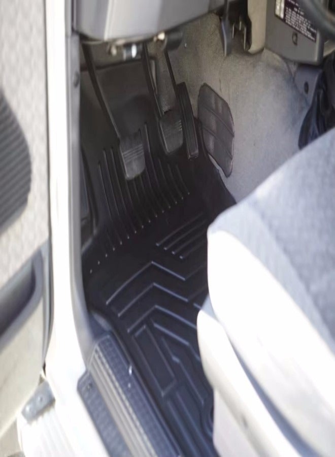 Nissan Patrol Y60 Tpe Floor Mats. Heavy Duty Car Floor Mats for Patrol Safari y60. Set of 3. Grey - Image 2