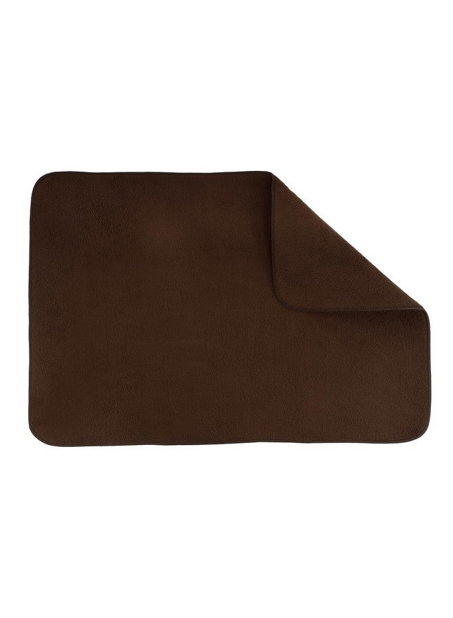 Kuber Industries Dish Dry Mat | Microfiber Drying Mat | Kitchen Drying Mat | Reversible Mat | Kitchen Absorbent Mat | Dish Dry Mat for Kitchen | 50x70 | Brown - Image 2