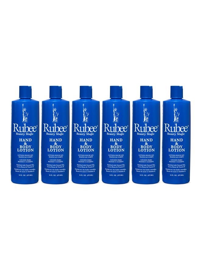 Rubee Hand & Body Lotion 16 oz. (Case of 6) - Image 1