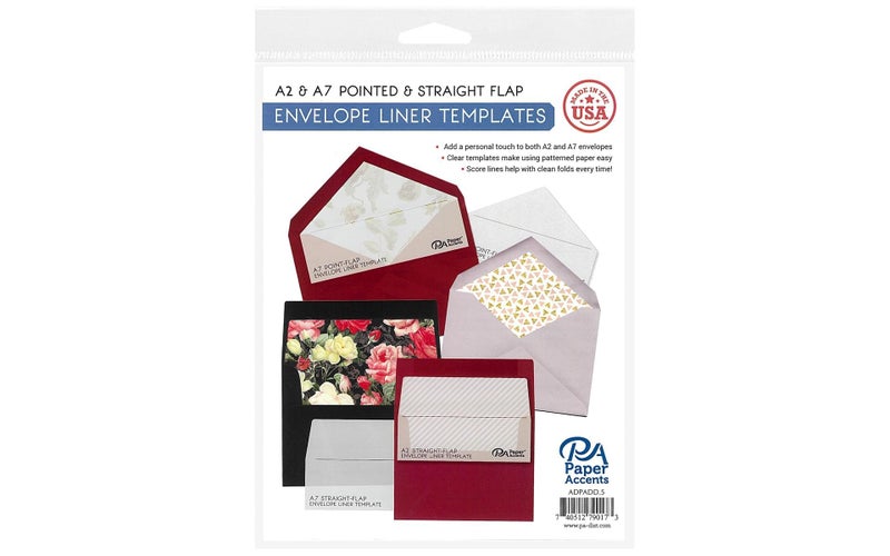 Accent Design Paper Accents Envelope Liner Templates 4pc A2 & A7 - Image 1