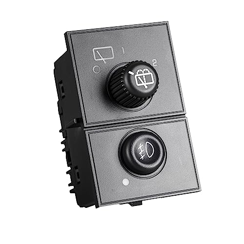 SOAESCN Rear Windshield Wiper and Fog Light Switch for 2003-2006 Chevy Tahoe Suburban GMC Yukon XL 1500 2500, Cadillac Escalade - 15061682 15143158 - Image 3