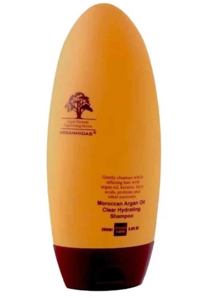 Arganmidas Moroccan Argan Oil Clear Hydrating Shampoo 200ml