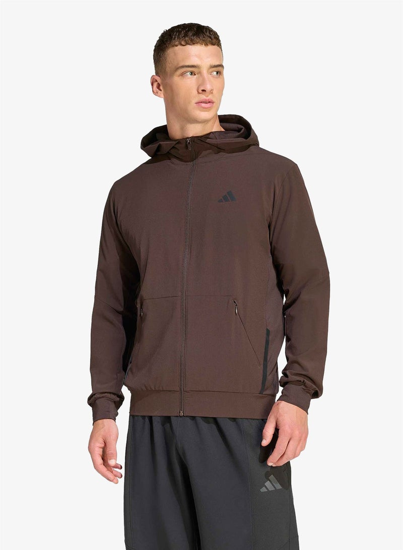 Adidas D4T Workout Hoodie - Image 1