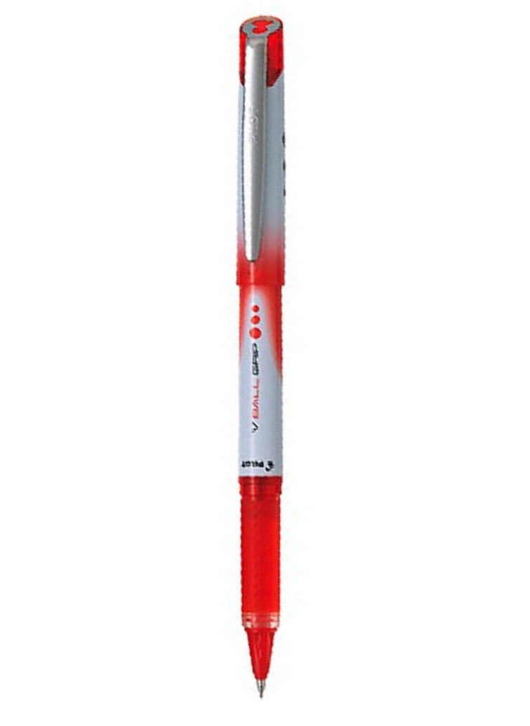 PILOT Pilot V Ball Grip 07 Red Liquid Ink Rollerball - Medium Tip  - Image 3