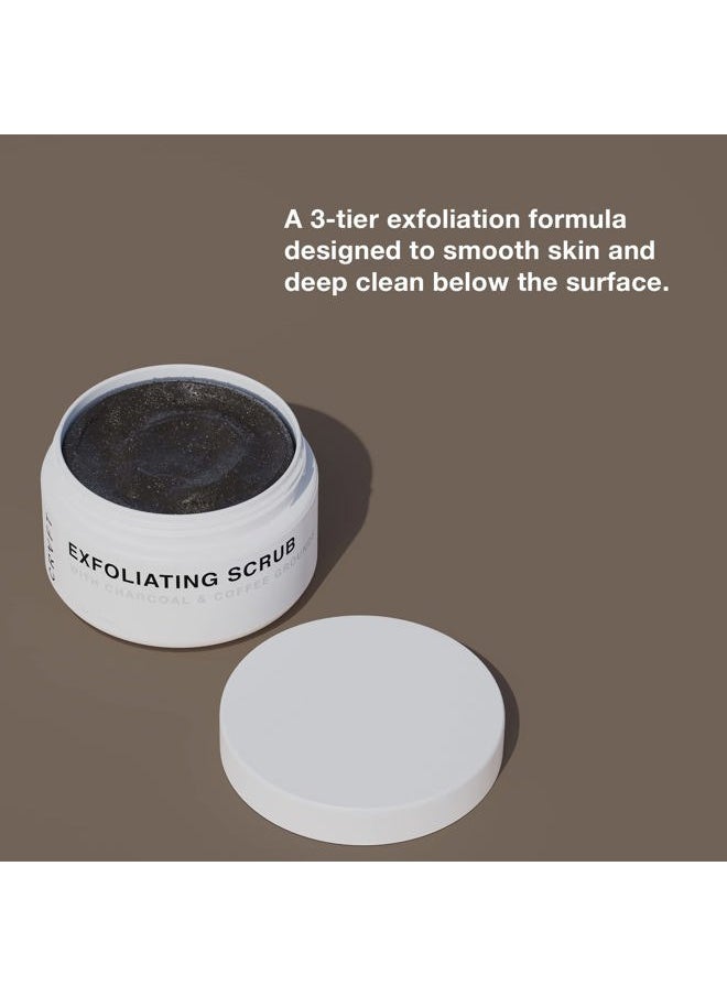 Hair Craft Co. CRVFT Men's Exfoliating Facial Scrub 1.7oz [AM] | Buff Away Dead Skin for Smoother Complexion | All Skin Types | 3-Tier Deep-Clean Exfoliation Formula | Made in USA | Paraben & Sulfate Free [Scented]  - Image 3