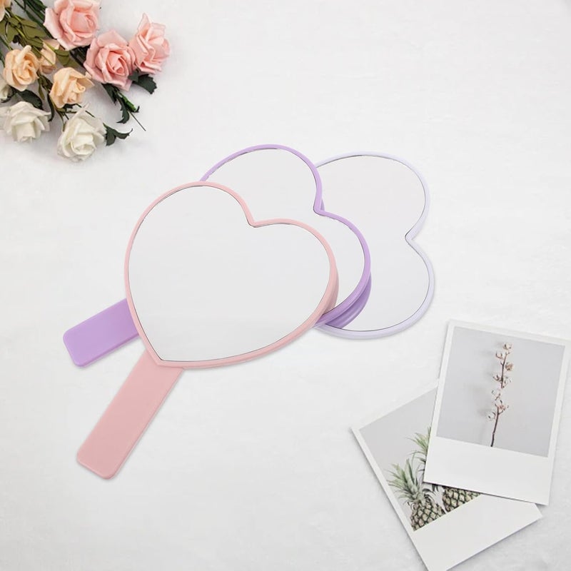 Market diverse application fit PRETYZOOM 3pcs Heart Shaped Handheld Makeup Mirrors Small Portable Decorative Vanity Mirrors with Handle for Women Travel Use Climate adapted upgraded quality Small apartment fit Periodic stock arrangement Trendy flexible practical build Multi-use well-engineered build Smooth joint Upgraded general grade quality Cost effective fine quality Transit damage minimized design Wide range compatible material Safe approved storage space Cost saving design picks Tiered purchase options Global mainstream design picks Market diverse application fit Scratch resistant Multi item matching Efficiency boosted construction Multi-purpose Global versatile design Practical experience crafted General need oriented design All choice modern design Tiered cost purchase alternatives - Image 5
