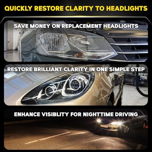 Meguiar's منظف وملمع البلاستيك الشفاف من ميغواير - استعد الوضوح للبلاستيك الغائم، الضبابي، والمخدوش قليلاً - 10 أونصات - Image 3