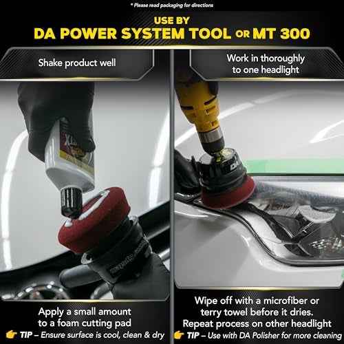 Meguiar's منظف وملمع البلاستيك الشفاف من ميغواير - استعد الوضوح للبلاستيك الغائم، الضبابي، والمخدوش قليلاً - 10 أونصات - Image 5