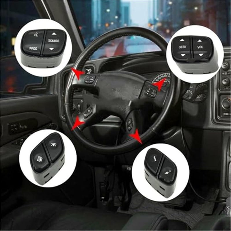 DEMULAX Car Cruise Control Button Set for Cadillac Escalade - Image 4