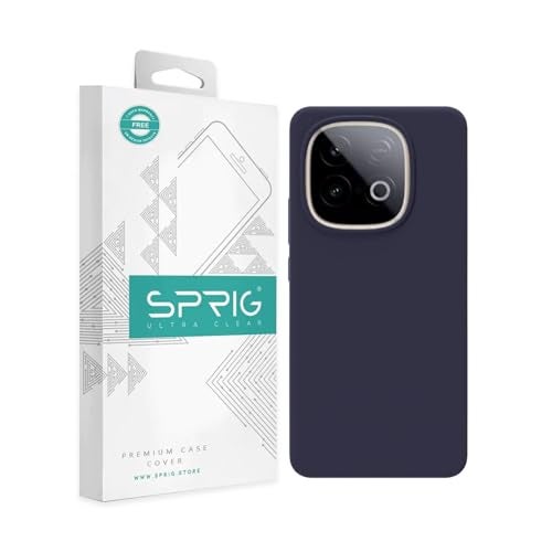 SPRIG Compatible with iQOO Neo 10 Premium SilkTone Back Cover Drop Tested Shock Proof Mobile Case for Men, Women, Boys and Girls with Camera Protection (Midnight Blue) - Image 1