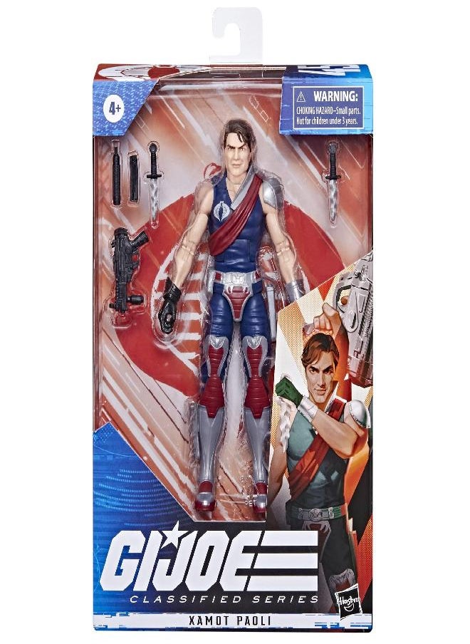 G. I. Joe - G.I. Joe Classified Series Xamot Paoli Action Figure 45 Collectible Premium Toy, Multiple Accessories 6-Inch-Scale with Custom Package Art - Image 1