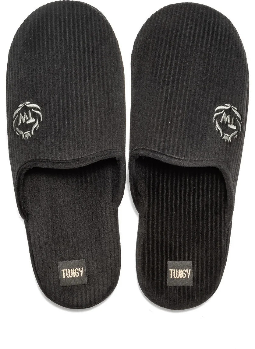 Twigy Muted Men's Home Slippers Black 41/46