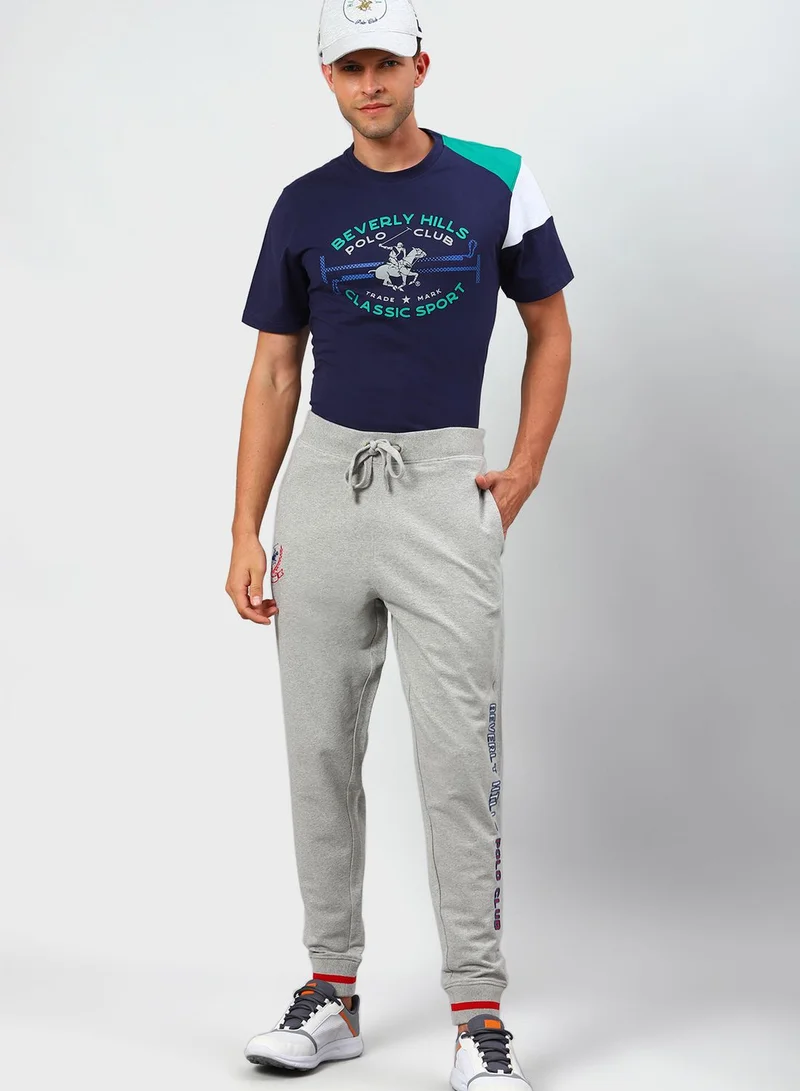 Beverly Hills Polo Club  Logo Cuffed Sweatpants for Men | Best Price UAE