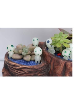 Y&D Garden Accessories Glow in Dark Tree Decor 10pcs kit for Micro Landscape Gnomes Decoration Outdoor Patio Lawn Yard Kit  - Image 3